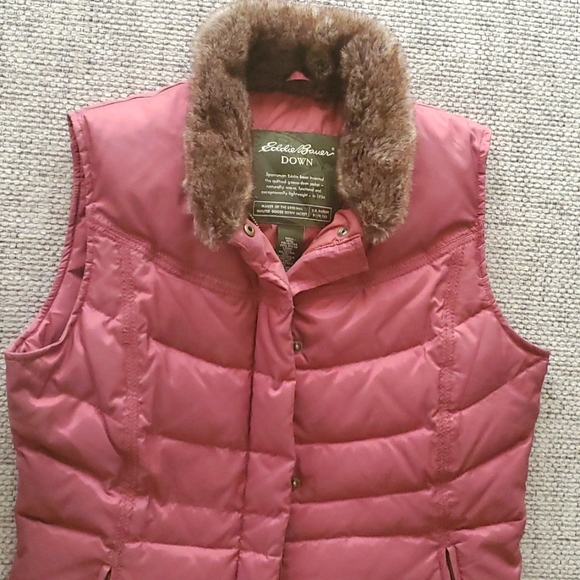 Eddie Bauer Jackets & Coats Eddie Bauer Down Quilted Vest With Faux